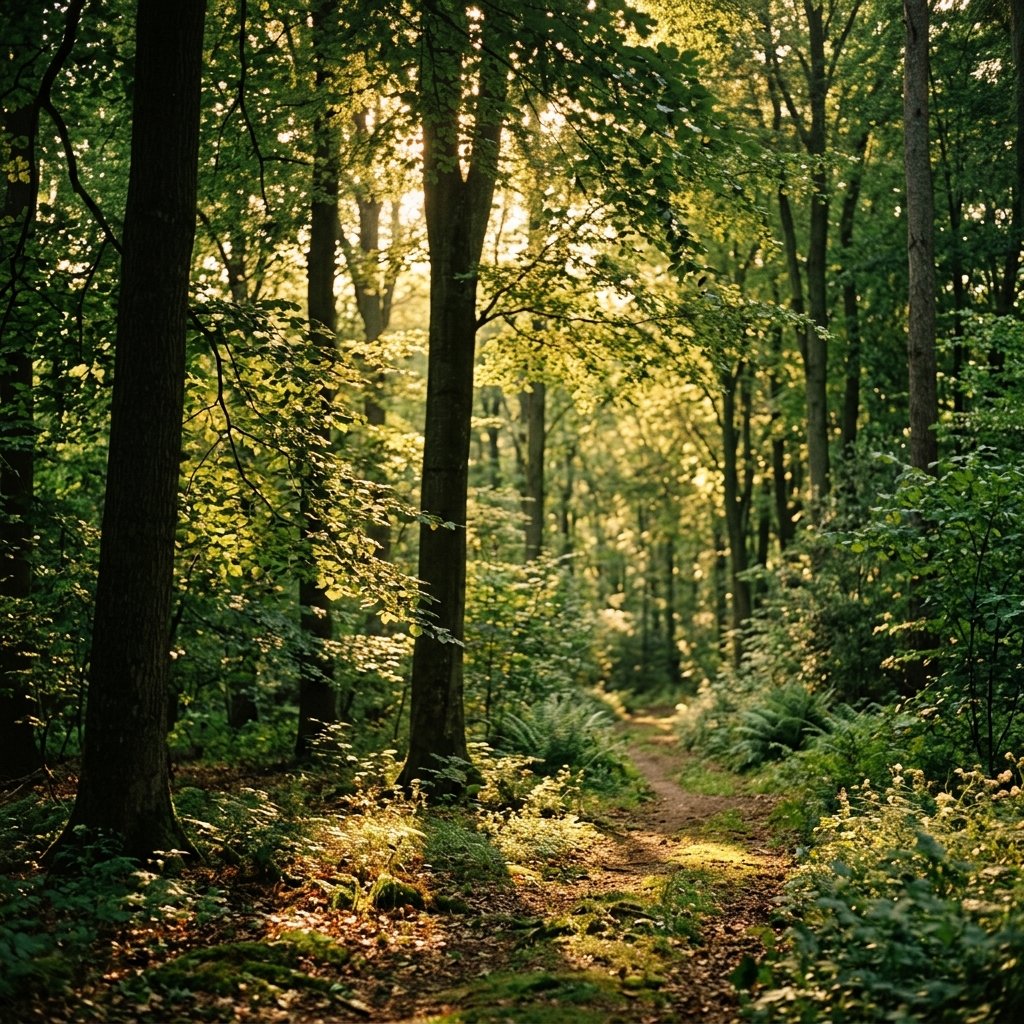 Natural forest — source of sal leaf material
